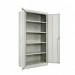 Alera CM7218LG Assembled Welded Storage Cabinet, 36w x 18d x 72h, Light Gray