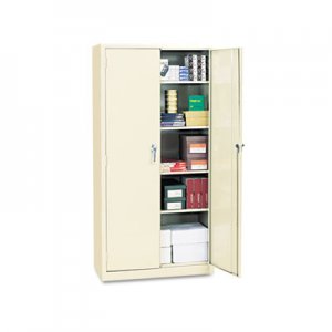 Alera CM7218PY Assembled Welded Storage Cabinet, 36w x 18d x 72h, Putty