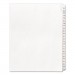 Avery AVE01702 Allstate-Style Legal Exhibit Side Tab Dividers, 25-Tab, 26-50, Letter, White