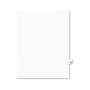 Avery AVE01020 Avery-Style Legal Exhibit Side Tab Divider, Title: 20, Letter, White, 25/Pack