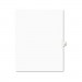 Avery AVE01415 Preprinted Legal Exhibit Side Tab Index Dividers, Avery Style, 26-Tab, O, 11 x 8.5, White, 25