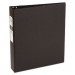 Avery AVE03401 Economy Non-View Binder with Round Rings, 11 x 8 1/2, 1 1/2" Capacity, Black