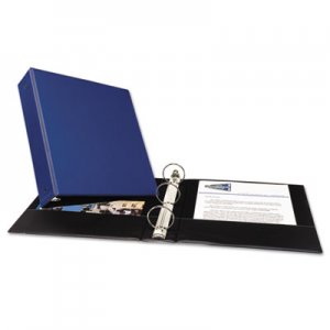 Avery AVE03500 Economy Non-View Binder with Round Rings, 11 x 8 1/2, 2" Capacity, Blue