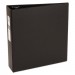 Avery AVE03602 Economy Non-View Binder with Round Rings, 11 x 8 1/2, 3" Capacity, Black