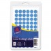 Avery AVE05050 Handwrite Only Removable Round Color-Coding Labels, 1/2" dia, Light Blue, 840/PK