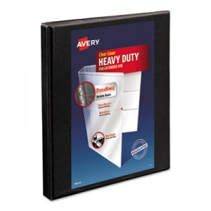 Avery AVE05233 Heavy-Duty Non Stick View Binder with DuraHinge and Slant Rings, 3 Rings, 0.5" Capacity, 11 x