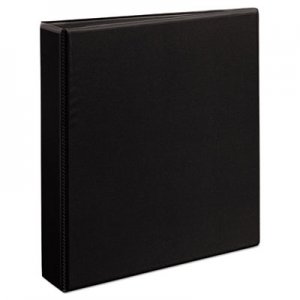 Avery 09400 Durable View Binder w/Nonlocking EZD Rings, 11 x 8 1/2, 1 1/2" Cap, Black