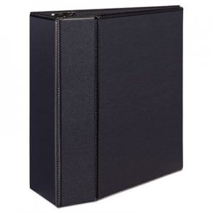 Avery 09900 Durable View Binder w/Locking EZD Rings, 11 x 8 1/2, 5" Cap, Black