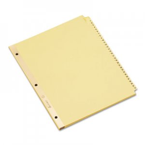 Avery 11308 Preprinted Laminated Tab Dividers w/Gold Reinforced Binding Edge, 31-Tab, Letter