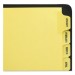 Avery 11307 Preprinted Laminated Tab Dividers w/Gold Reinforced Binding Edge, 12-Tab, Letter