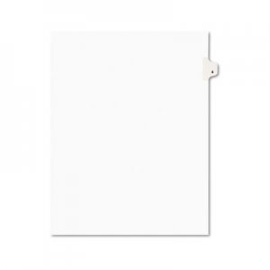 Avery AVE11914 Avery-Style Legal Exhibit Side Tab Divider, Title: 4, Letter, White, 25/Pack