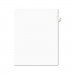Avery AVE11914 Avery-Style Legal Exhibit Side Tab Divider, Title: 4, Letter, White, 25/Pack
