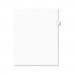 Avery AVE11916 Avery-Style Legal Exhibit Side Tab Divider, Title: 6, Letter, White, 25/Pack