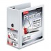 Cardinal CRD10350 Premier Easy Open ClearVue Locking Slant-D Ring Binder, 3 Rings, 5" Capacity, 11 x 8.5, White