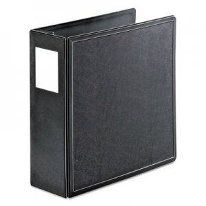 Cardinal CRD14042 SuperLife Easy Open Locking Slant-D Ring Binder, 3 Rings, 4" Capacity, 11 x 8.5, Black