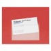 Cardinal CRD21500 HOLD IT Poly Business Card Pocket, Top Load, 3 3/4 x 2 3/8, Clear, 10/Pack