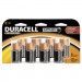 Duracell MN14RT8Z CopperTop Alkaline Batteries with Duralock Power Preserve Technology, C, 8/Pk