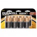 Duracell MN13RT8Z CopperTop Alkaline Batteries with Duralock Power Preserve Technology, D, 8/Pk