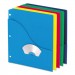 Pendaflex 32900 Wave Slash Pocket Project Folders, 3 Holes, Letter, Five Colors, 10/Pack