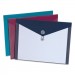 Pendaflex PFX90016 Poly Envelopes, Letter Size, Assorted Colors, 4/Pack