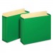 Pendaflex PFXFC1524PGRE File Cabinet Pockets, 3.5" Expansion, Letter Size, Green, 10/Box