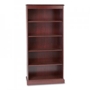 HON 94225NN 94000 Series Five-Shelf Bookcase, 35-3/4w x 14-5/16d x 78-1/4h, Mahogany
