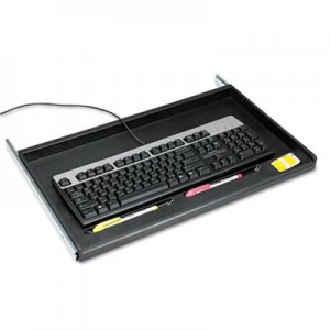 Innovera IVR53010 Standard Underdesk Keyboard Drawer, 21.38"w x 12.88"d, Black