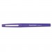 Paper Mate 8450152 Point Guard Flair Porous Point Stick Pen, Purple Ink, Medium, Dozen