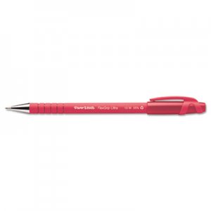 Paper Mate 9620131 FlexGrip Ultra Ballpoint Stick Pen, Red Ink, Medium, Dozen