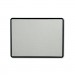 Quartet 7694G Contour Fabric Bulletin Board, 48 x 36, Gray Surface, Black Plastic Frame