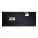 Quartet B343A Embossed Bulletin Board, Hi-Density Foam, 36 x 24, Black, Aluminum Frame