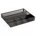 Rolodex ROL22131 Deep Desk Drawer Organizer, Metal Mesh, Black