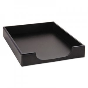 Rolodex 62523 Wood Tones Letter Desk Tray, Wood, Black