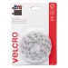 Velcro 90090 Sticky-Back Hook and Loop Dot Fasteners, 5/8 Inch, White, 75/Pack