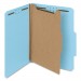 Smead 13721 Blue 100% Recycled Pressboard Colored Classification Folders