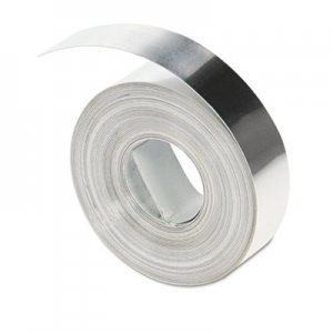 DYMO DYM31000 Rhino Metal Label Non-Adhesive Tape, 0.5" x 16 ft, Aluminum