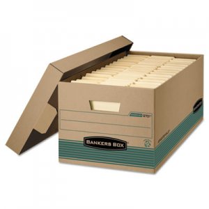 Bankers Box FEL1270201 STOR/FILE Medium-Duty Storage Boxes, Legal Files, 15.88" x 25.38" x 10.25", Kraft