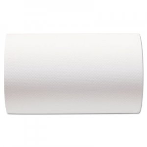 Georgia Pacific Professional 26610 Hardwound Paper Towel Roll, Nonperforated, 9 x 400ft, White, 6 Rolls/Carton