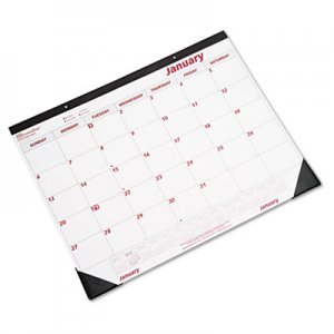 Brownline C1731 Desk Pad/Wall Calendar, Chipboard, 21-3/4 x 17, 2012