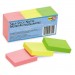 Redi-Tag RTG23701 Self-Stick Notes, 1 1/2 x 2, Neon, 12 100-Sheet Pads/Pack
