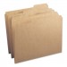 Smead SMD10830 Heavyweight Kraft File Folders, 1/3-Cut Tabs, Letter Size, 17 pt. Kraft, 50/Box