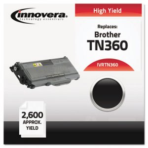 Innovera IVRTN360 Remanufactured TN360 High-Yield Toner, Black
