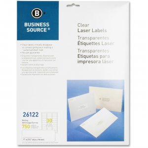 Business Source 26122 Clear Mailing Label