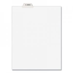 Avery AVE11943 Avery-Style Preprinted Legal Bottom Tab Divider, Exhibit D, Letter, White, 25/PK