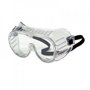 Crews 2220 Safety Goggles, Over Glasses, Clear Lens