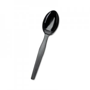 Dixie SSS51 SmartStock Plastic Cutlery Refill, Spoons, Black, 40/Pack, 24 Packs/Carton