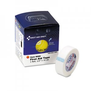 First Aid Only FAOFAE6000 First Aid Tape, 1/2" x 10 yds, Acrylic, White