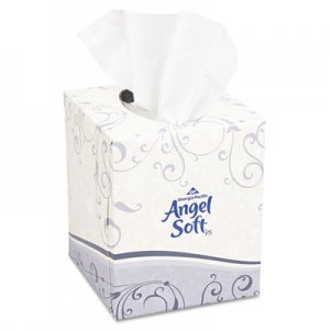 Georgia Pacific Professional GPC46580BX Premium Facial Tissue, 2-Ply, White, Cube Box, 96 Sheets/Box