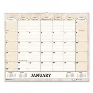 House of Doolittle HOD319 Recycled Monthly Horizontal Wall Calendar, 14.88 x 12, 2021