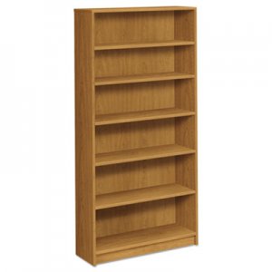 HON 1876C 1870 Series Bookcase, Six Shelf, 36w x 11 1/2d x 72 5/8h, Harvest